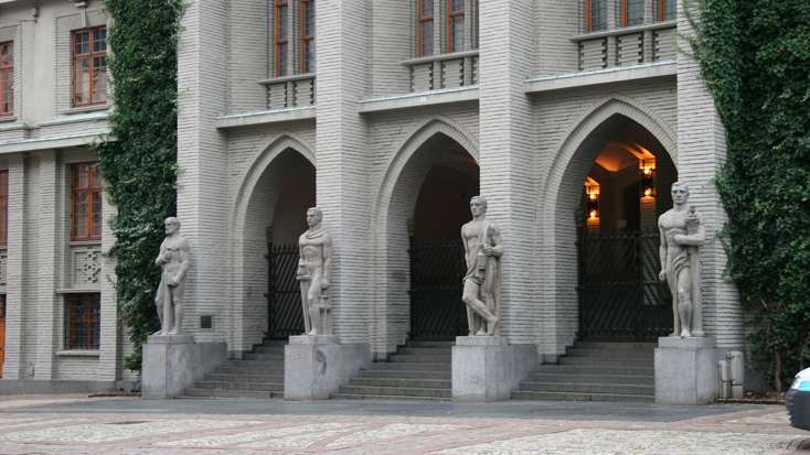 Bergen tinghus fasade.
